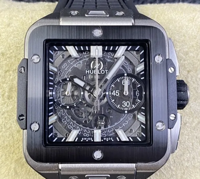 BB Factory Hublot SQUARE BANG UNICO 821.NM.0170.RX 1:1 Best Edition Replica Watch